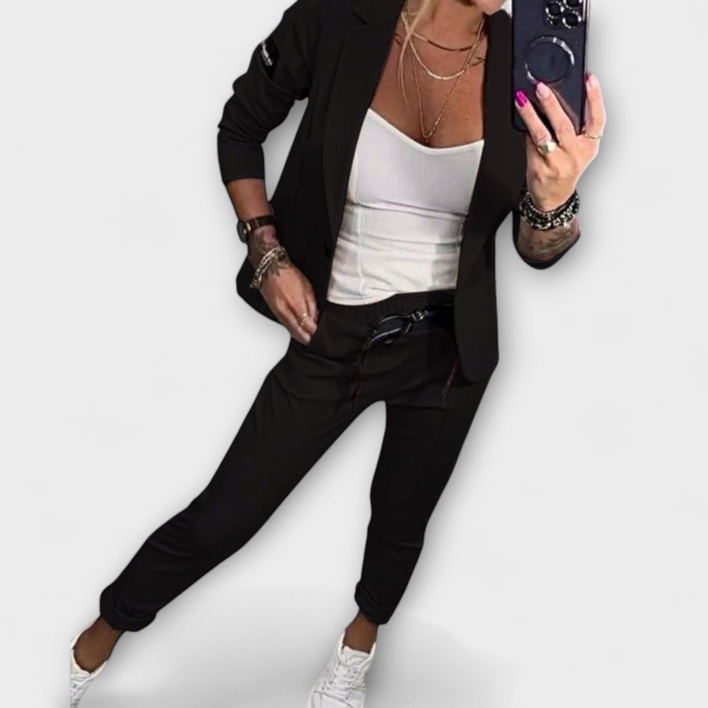 Vionne | Elegantan Set Topa, Jakne i Pantalona