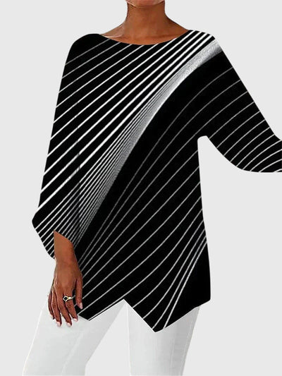 Alayah™ | Elegantna Majica sa Okruglim Izrezom