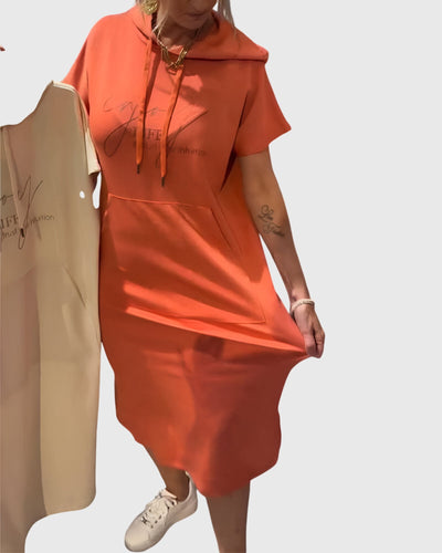 Marlowe™ | Ležerna haljina sa kapuljačom