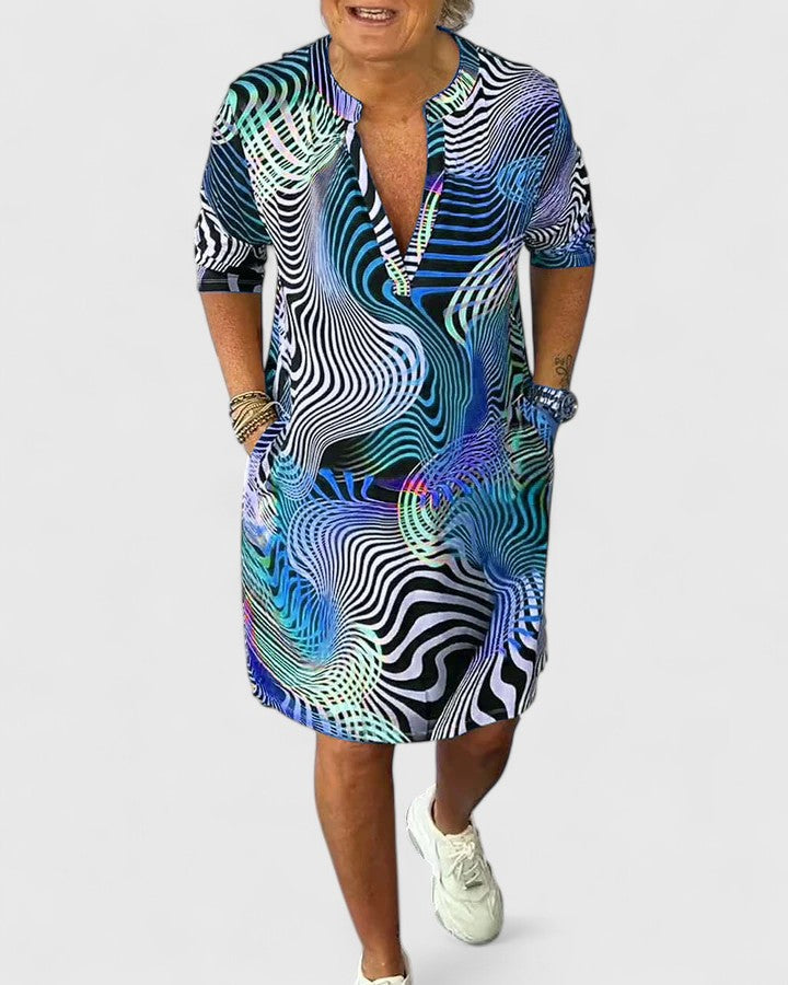 Helinae™ | Sofisticirana haljina sa V izrezom