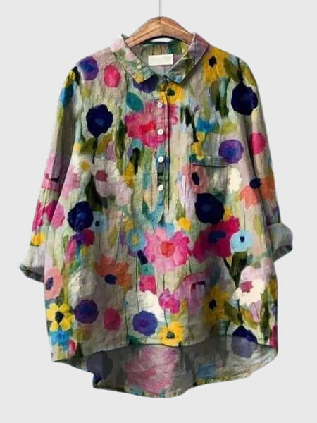 Valeria™ - Bluzica sa cvetnim printom