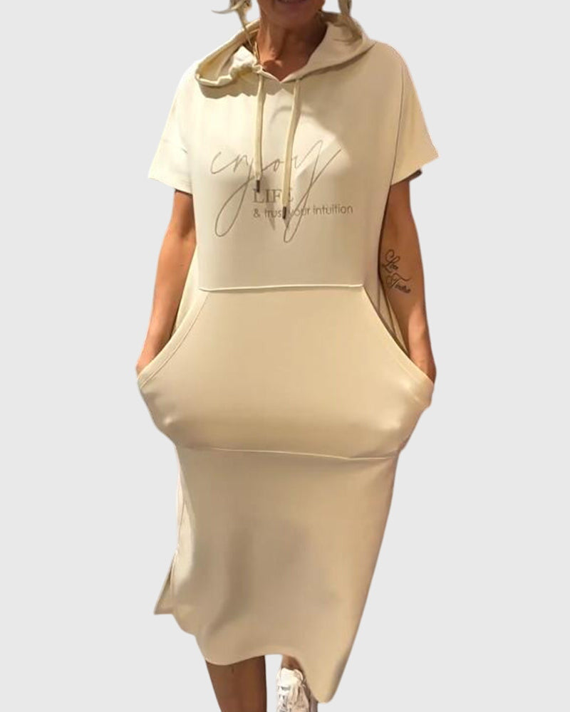 Marlowe™ | Ležerna haljina sa kapuljačom