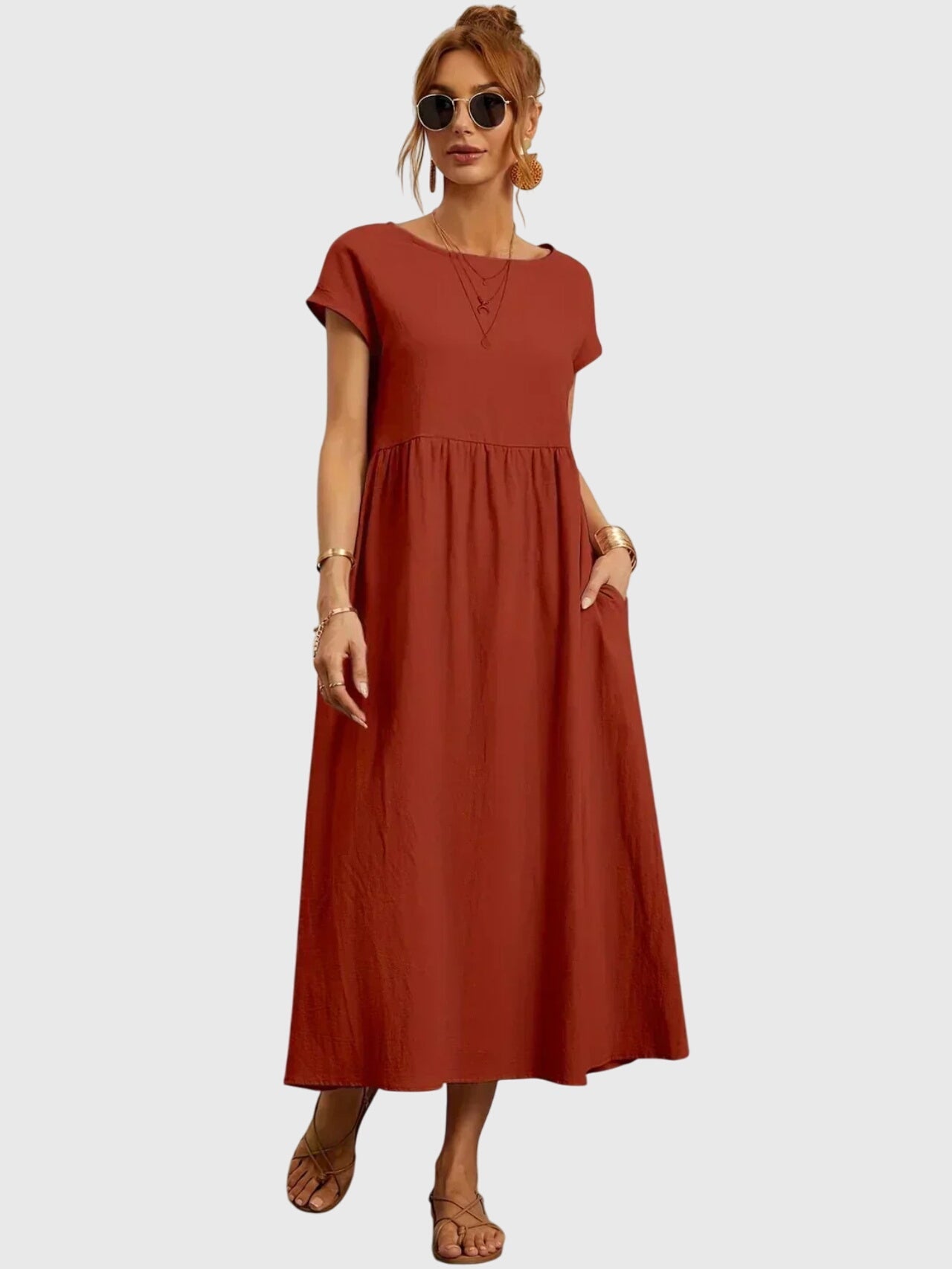 Giselle™ - Ležerna haljina sa džepovima