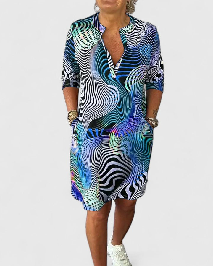 Helinae™ | Sofisticirana haljina sa V izrezom