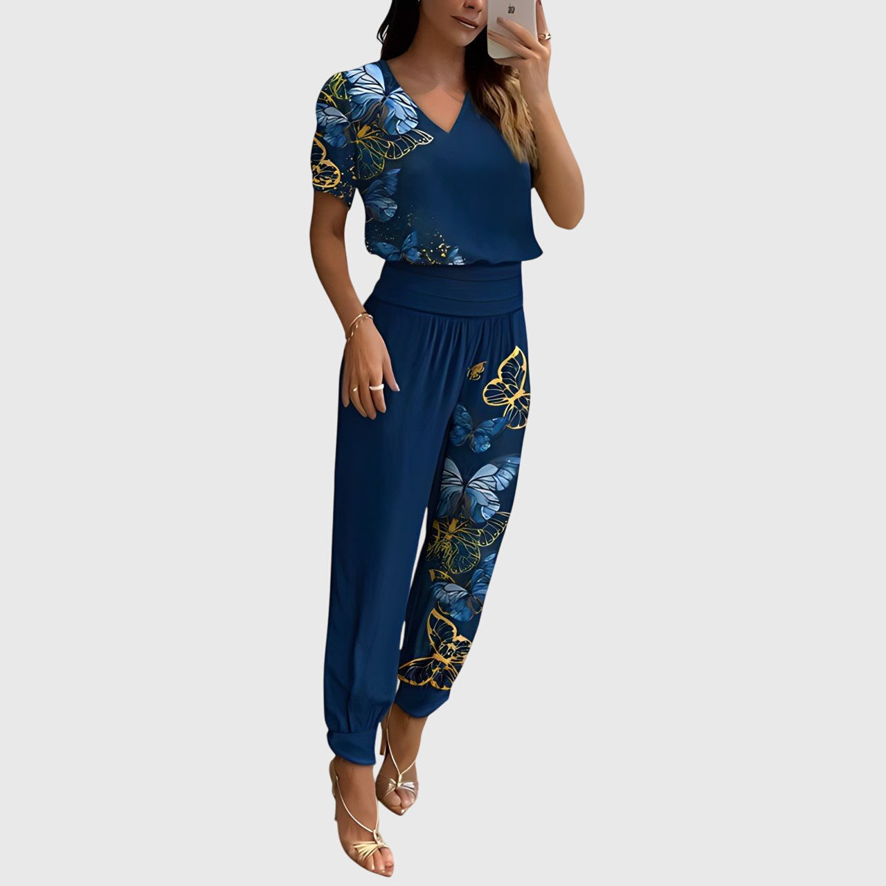 Jennifer™ | Elegantna Bluzica i Pantalone Set