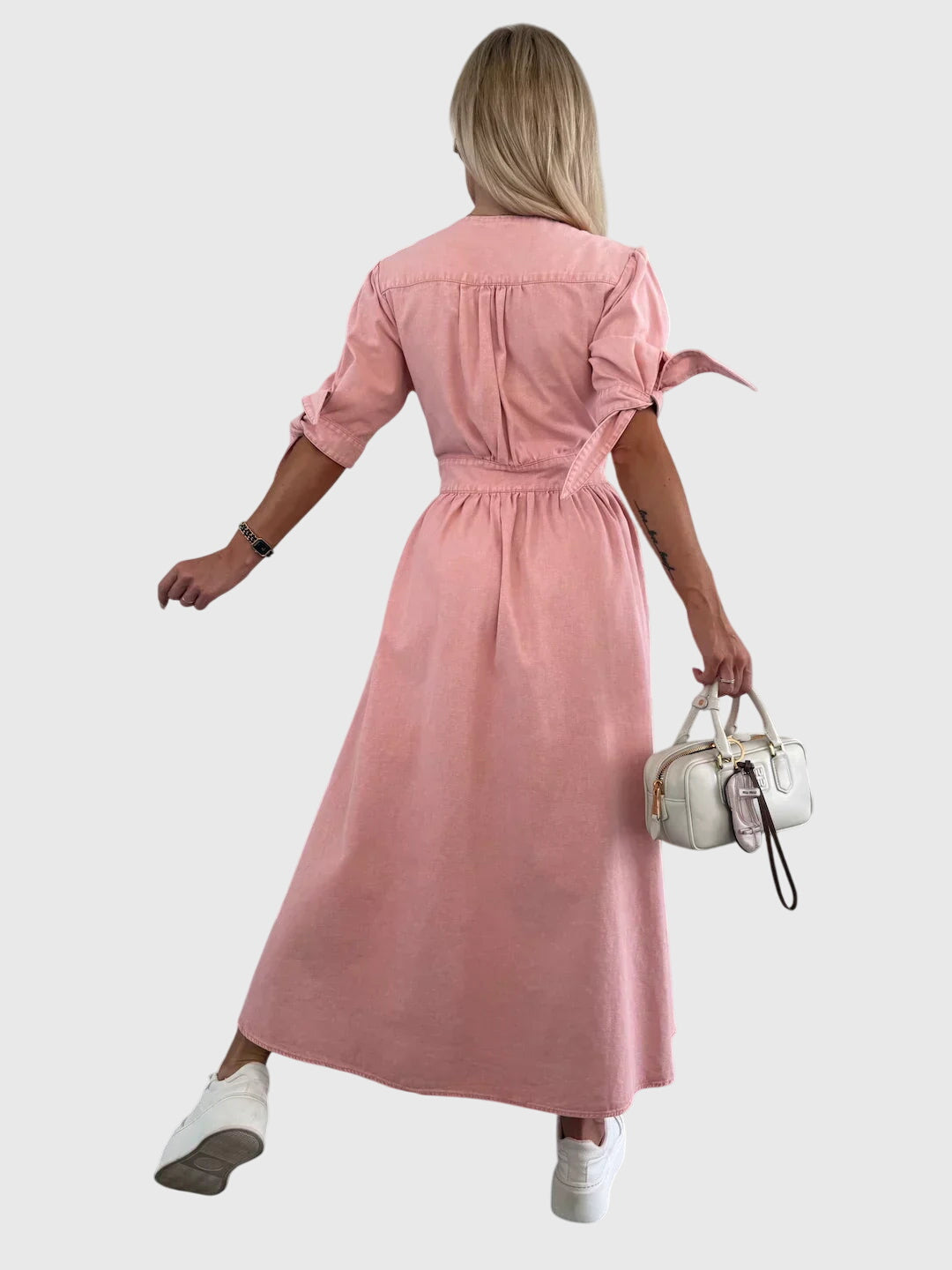 Sophia™ | Elegantna Denim Haljina