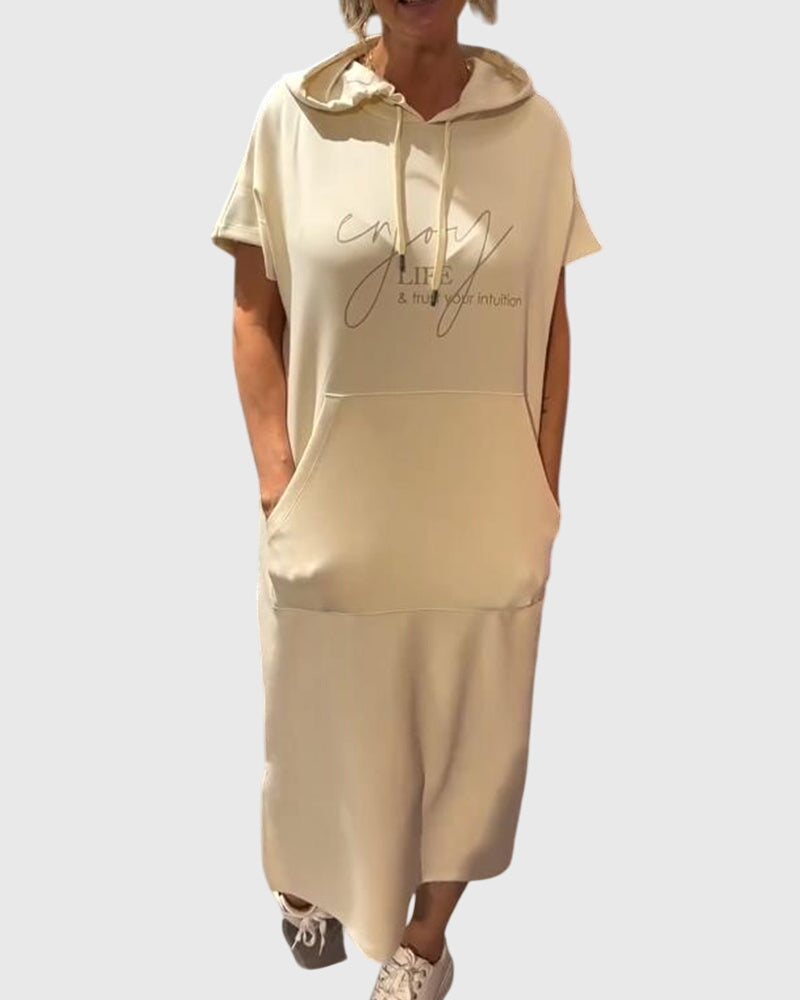 Marlowe™ | Ležerna haljina sa kapuljačom