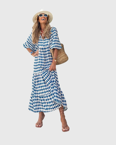Sarah™ - Boho Maxi Haljina