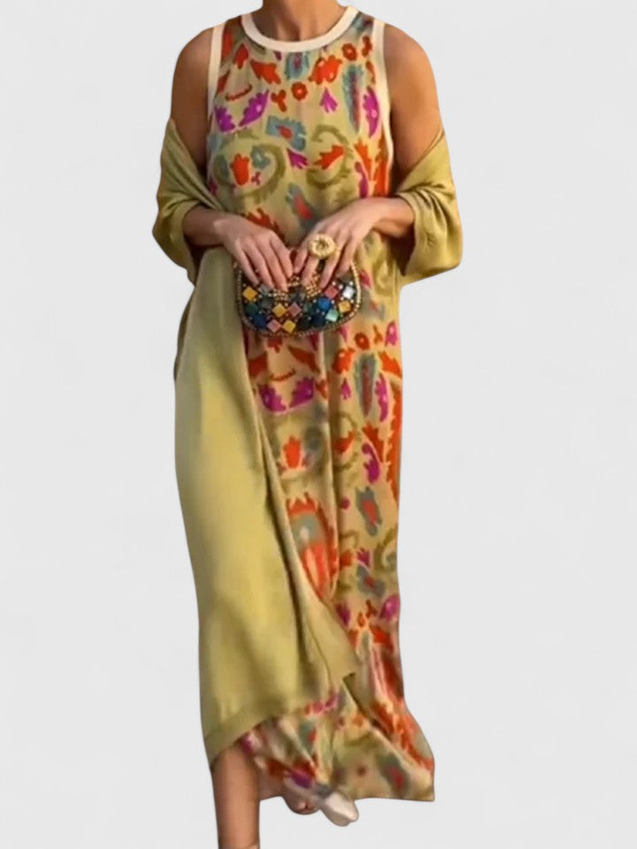 Anzhelia™ | Elegantna Haljina sa Tokom