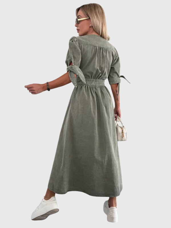 Sophia™ | Elegantna Denim Haljina