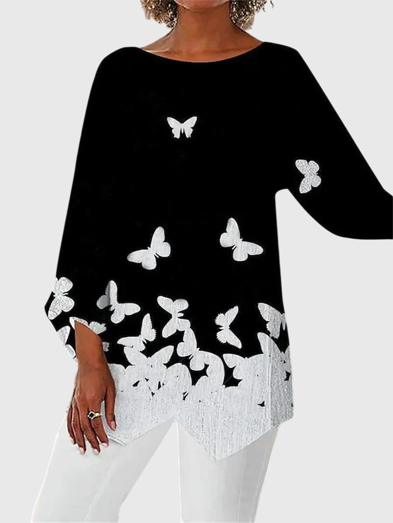 Alayah™ | Elegantna Majica sa Okruglim Izrezom