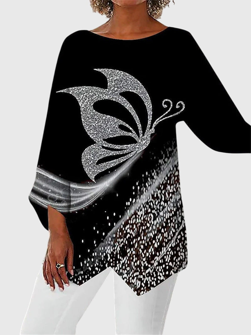 Alayah™ | Elegantna Majica sa Okruglim Izrezom