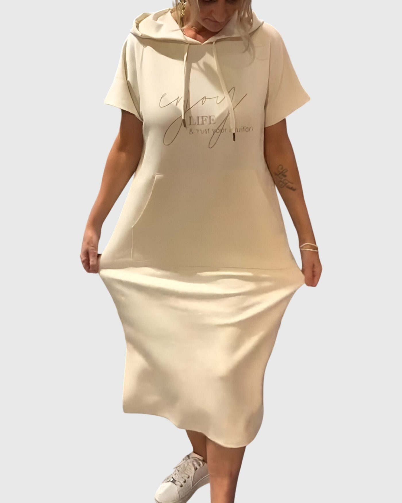 Marlowe™ | Ležerna haljina sa kapuljačom