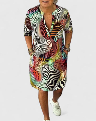 Helinae™ | Sofisticirana haljina sa V izrezom