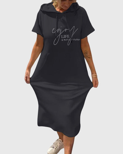 Marlowe™ | Ležerna haljina sa kapuljačom