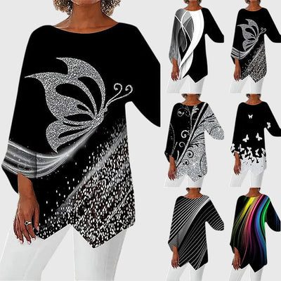 Alayah™ | Elegantna Majica sa Okruglim Izrezom